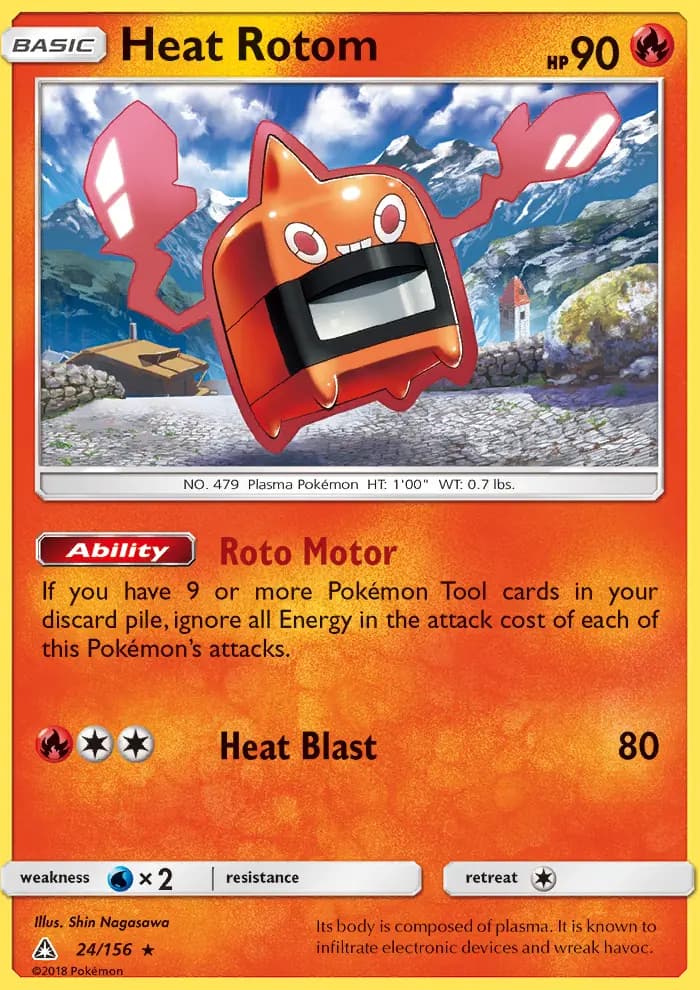 Heat Rotom #24 — Ultra Prism
