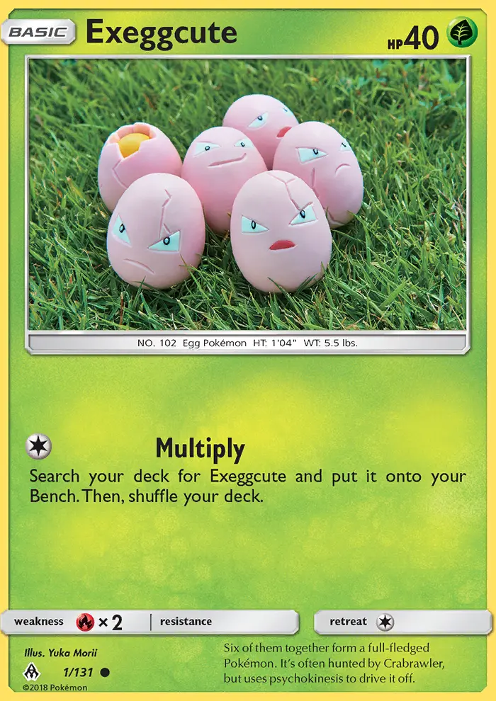 Exeggcute #1 — Forbidden Light
