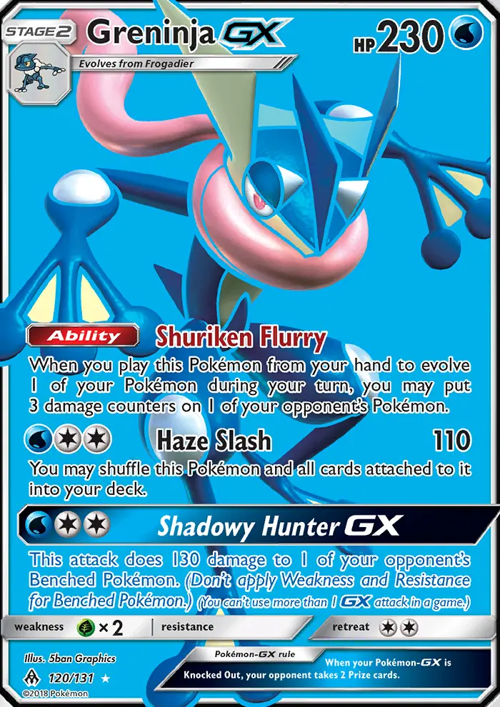 Greninja GX #120 — Forbidden Light