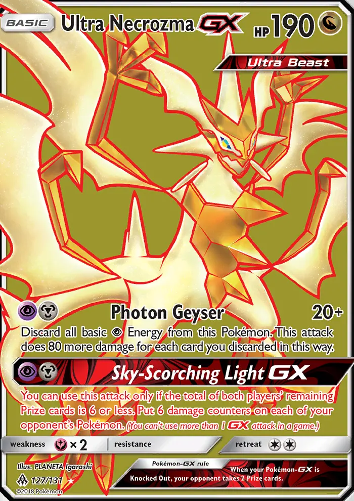 Ultra Necrozma GX #127 — Forbidden Light