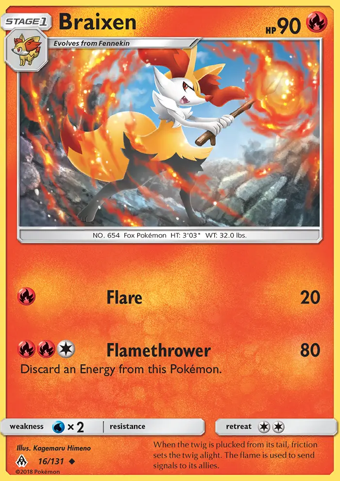 Braixen #16 — Forbidden Light