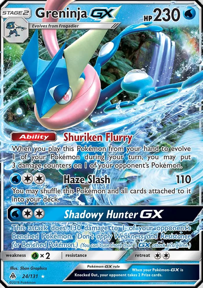 Greninja GX #24 — Forbidden Light