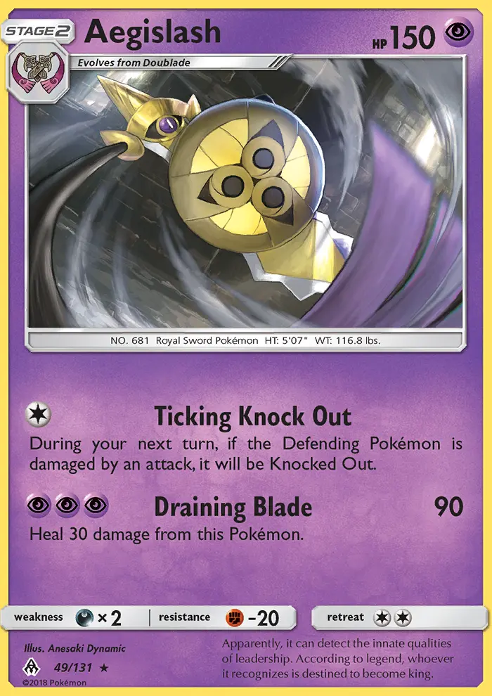 Aegislash #49 — Forbidden Light
