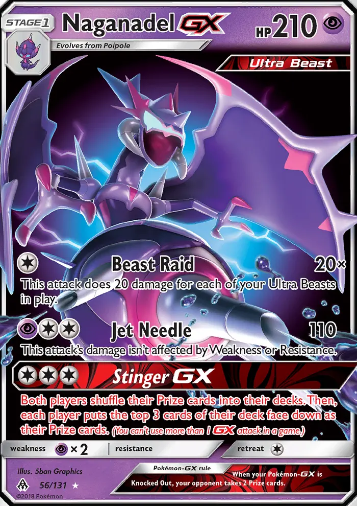 Naganadel GX #56 — Forbidden Light