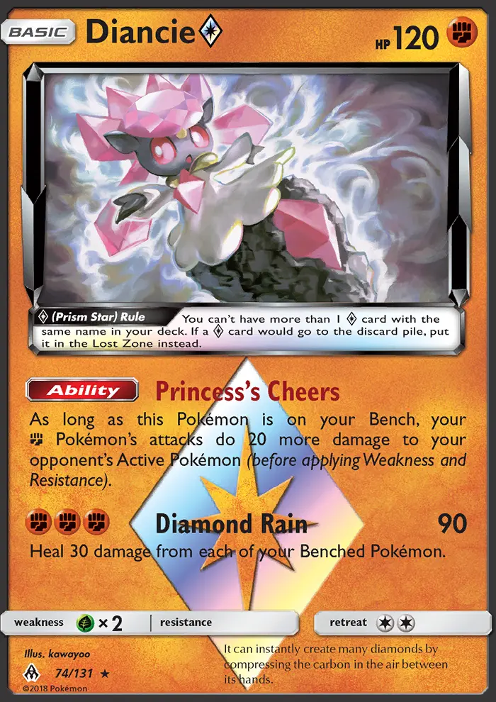 Diancie ◇ #74 — Forbidden Light