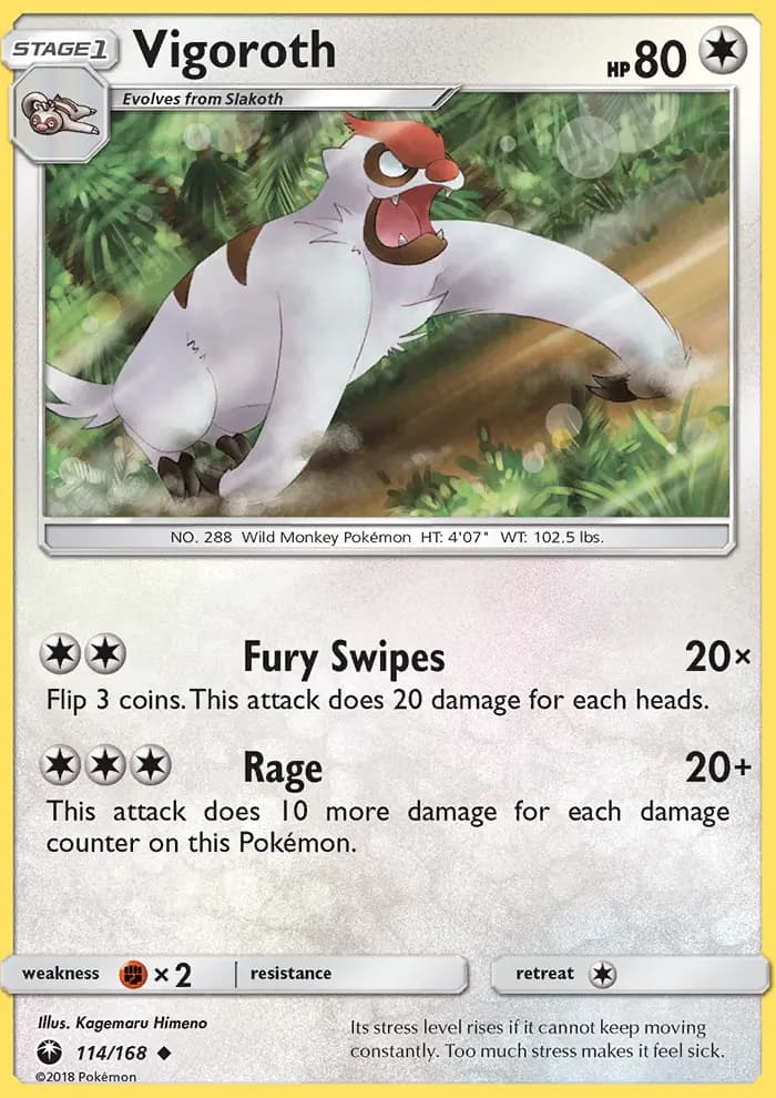 Vigoroth #114 — Celestial Storm