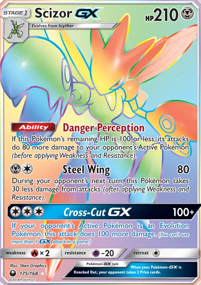 Scizor GX #175 — Celestial Storm