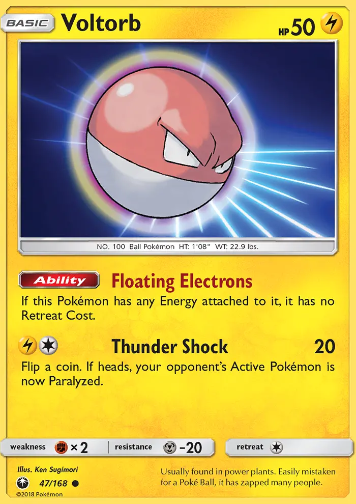 Voltorb #47 — Celestial Storm