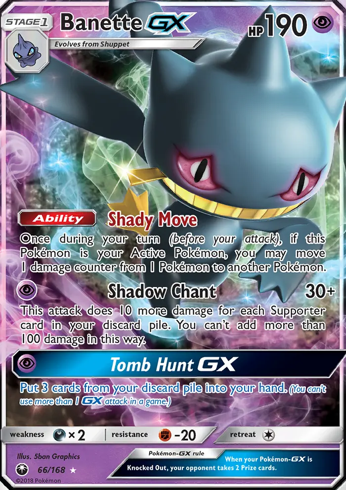 Banette GX #66 — Celestial Storm
