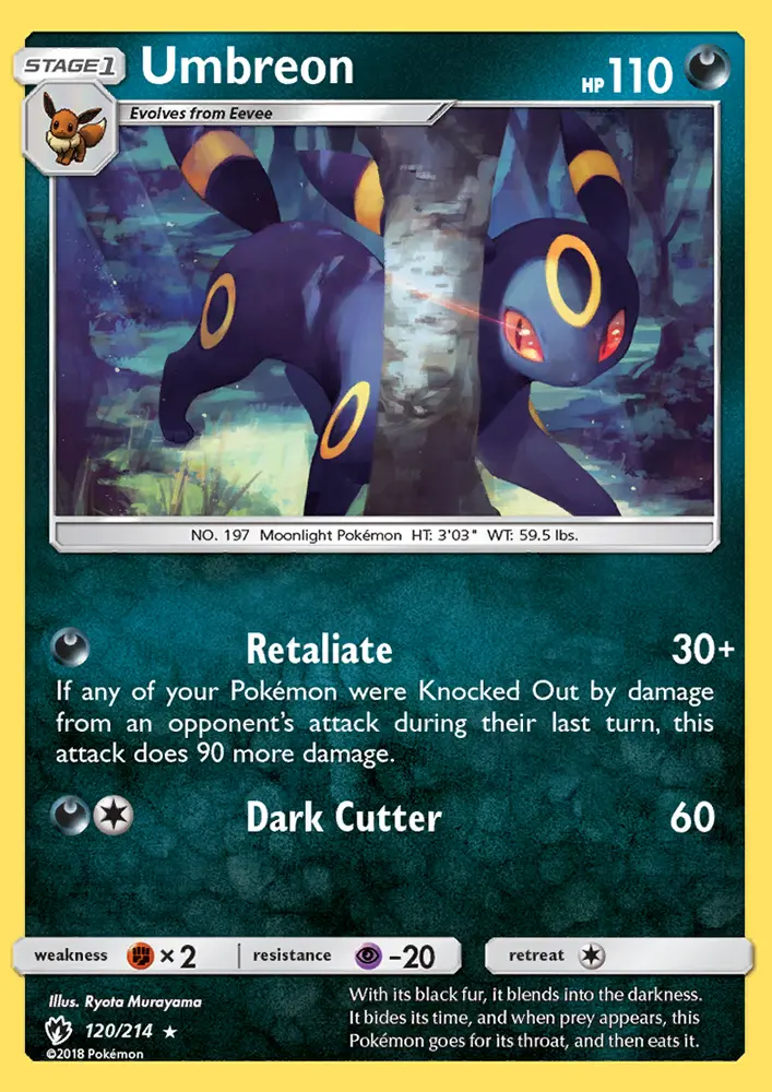 Umbreon #120 — Lost Thunder