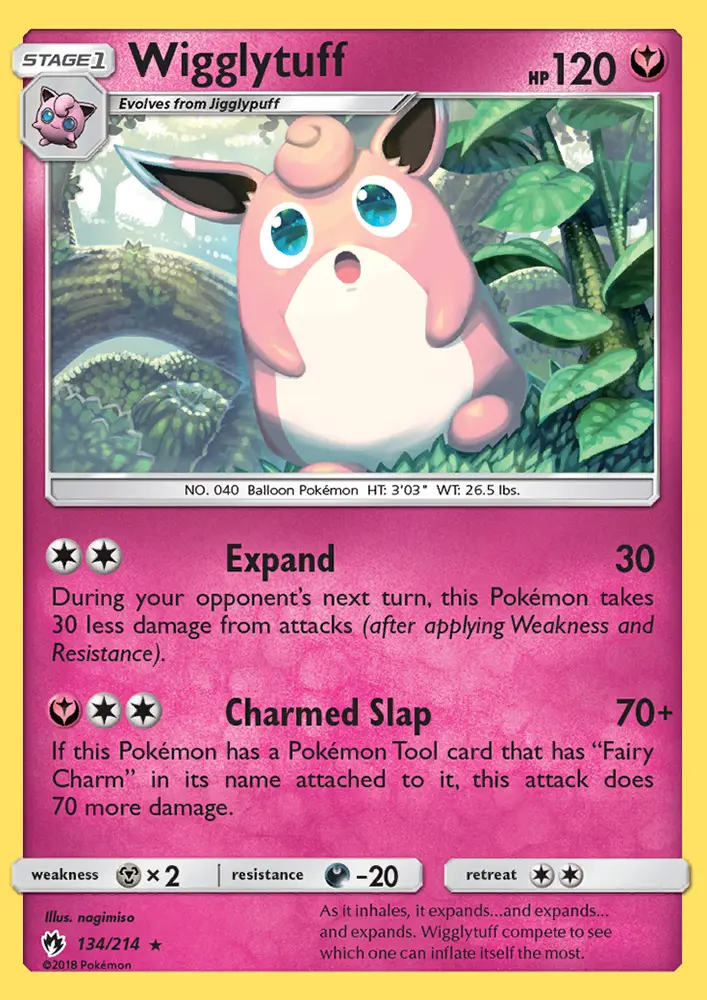 Wigglytuff #134 — Lost Thunder