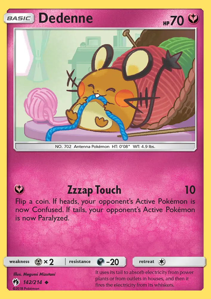 Dedenne #142 — Lost Thunder