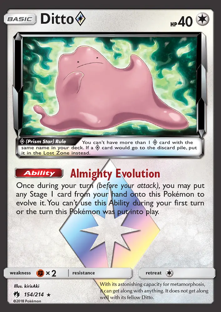 Ditto ◇ #154 — Lost Thunder