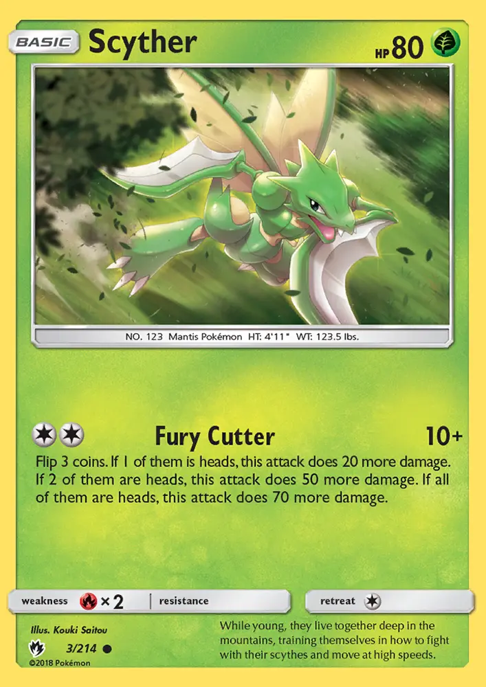 Scyther #3 — Lost Thunder