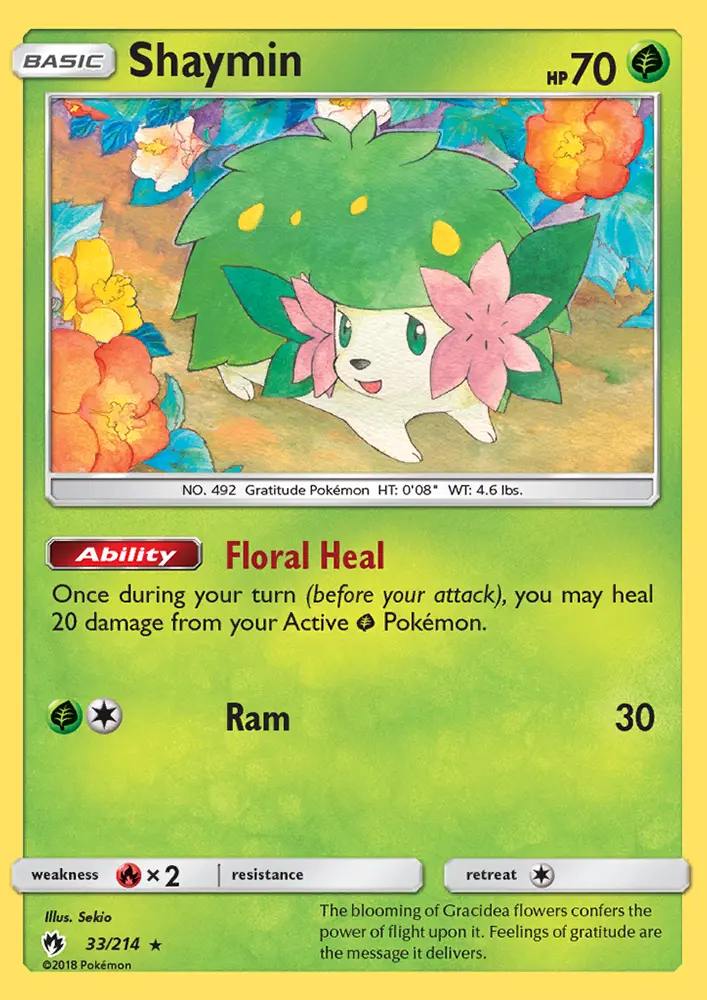 Shaymin #33 — Lost Thunder