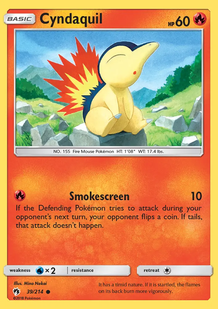 Cyndaquil #39 — Lost Thunder