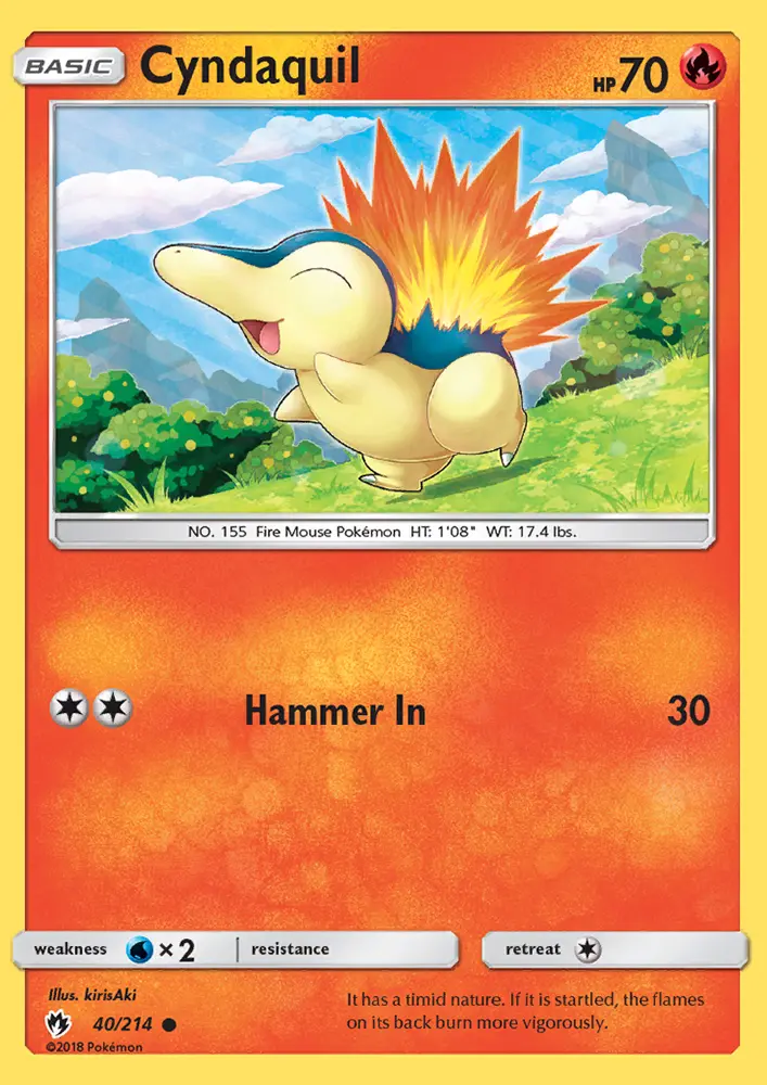Cyndaquil #40 — Lost Thunder