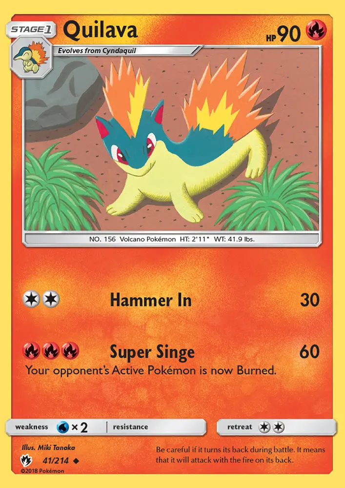 Quilava #41 — Lost Thunder