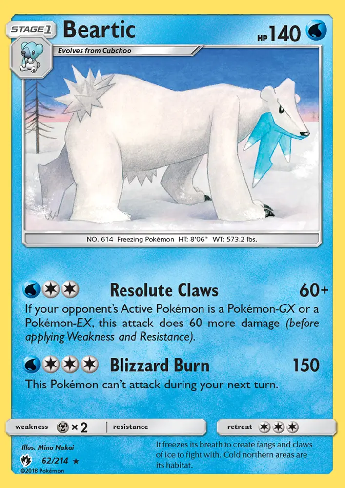 Beartic #62 — Lost Thunder