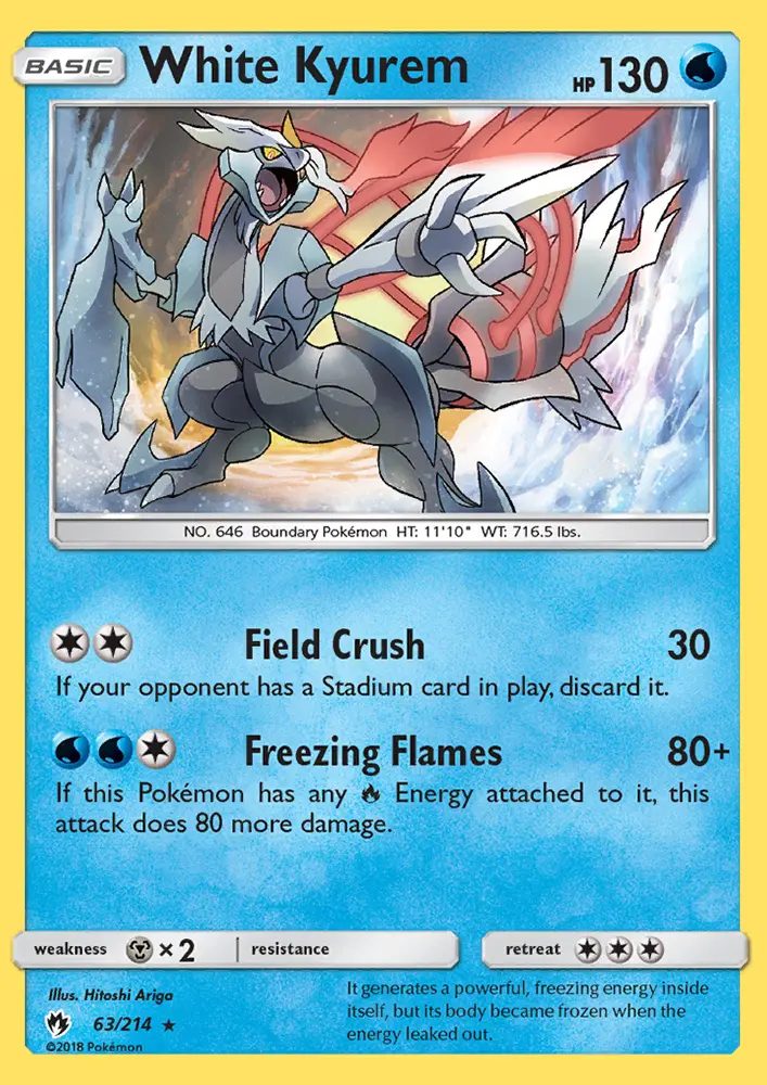 White Kyurem #63 — Lost Thunder