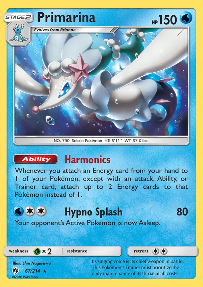 Primarina #67 — Lost Thunder