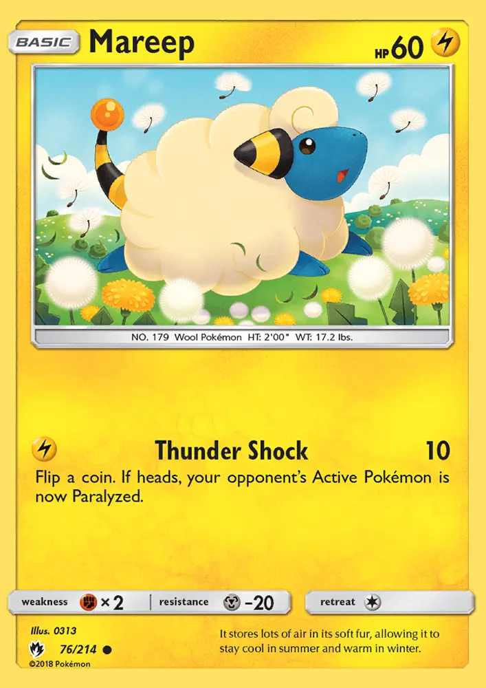 Mareep #76 — Lost Thunder