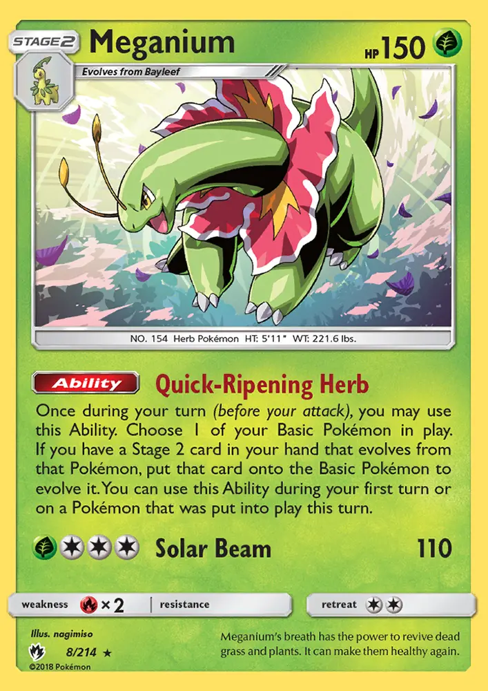 Meganium #8 — Lost Thunder