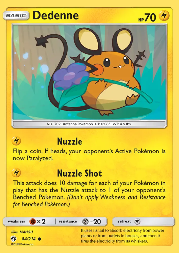 Dedenne #84 — Lost Thunder