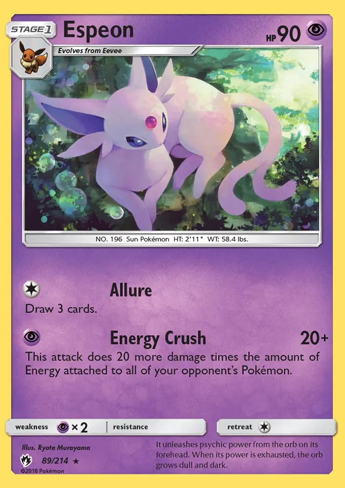 Espeon #89 — Lost Thunder