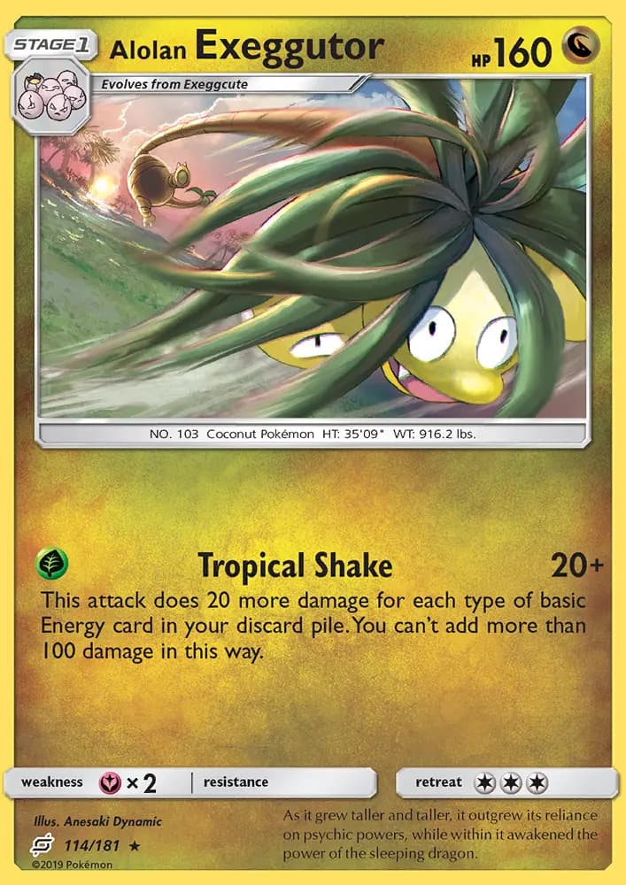 Alolan Exeggutor #114 — Team Up