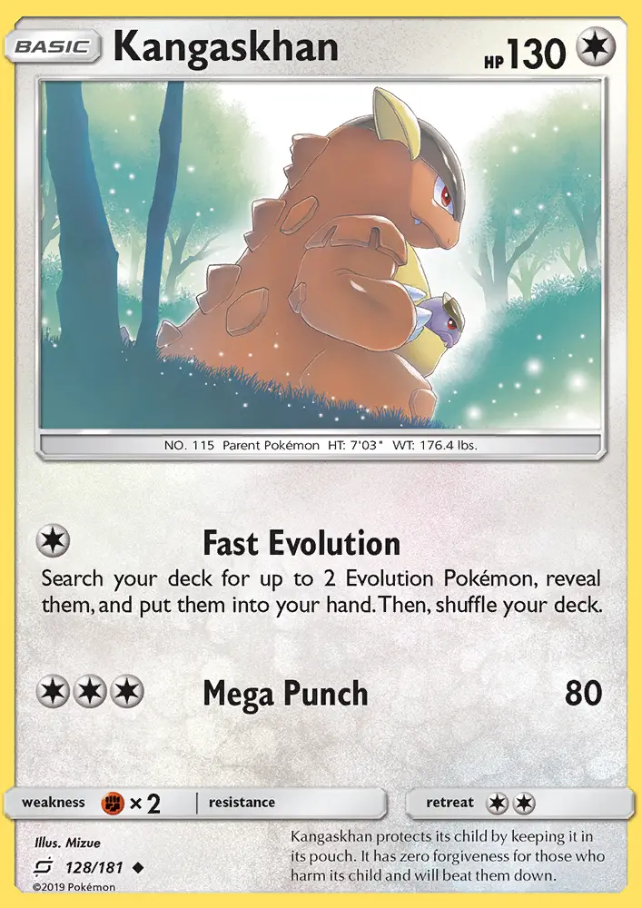 Kangaskhan #128 — Team Up