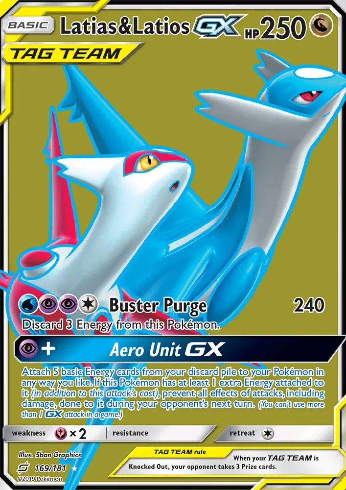 Latias & Latios GX #169 — Team Up