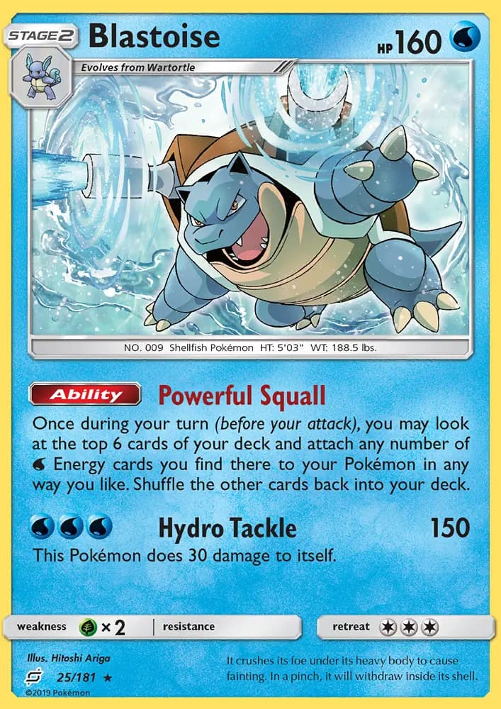 Blastoise #25 — Team Up