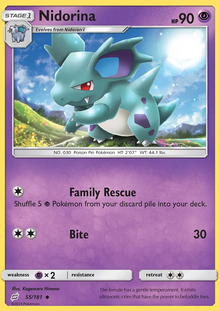 Nidorina #55 — Team Up
