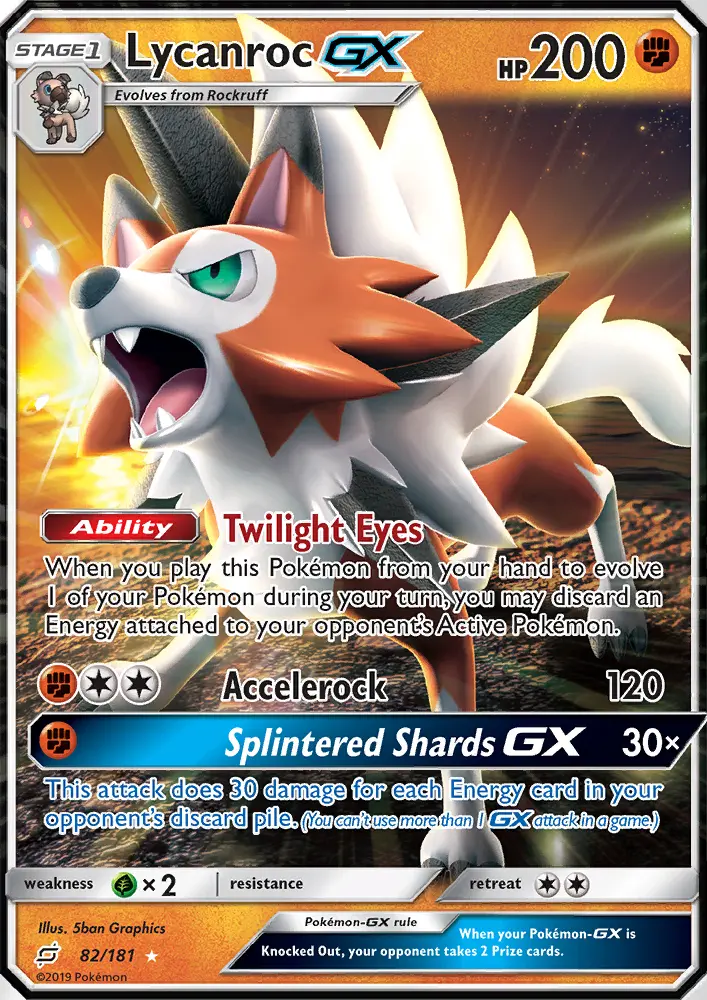 Lycanroc GX #82 — Team Up