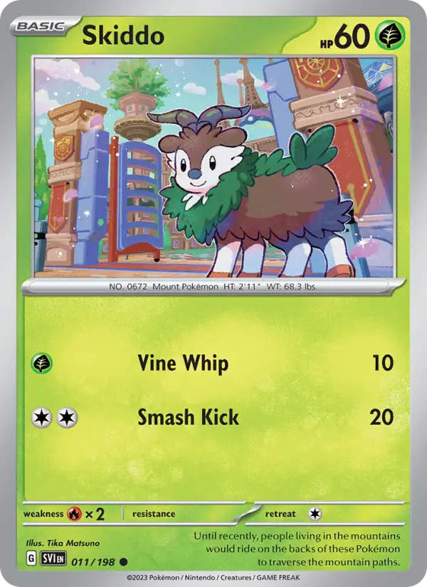 Skiddo #011 — Scarlet & Violet