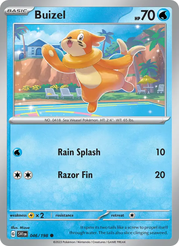 Buizel #046 — Scarlet & Violet
