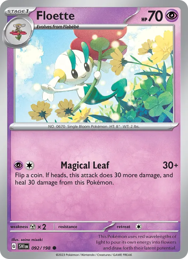 Floette #092 — Scarlet & Violet