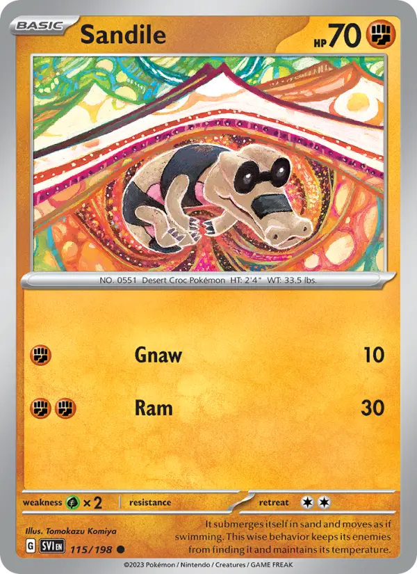 Sandile #115 — Scarlet & Violet