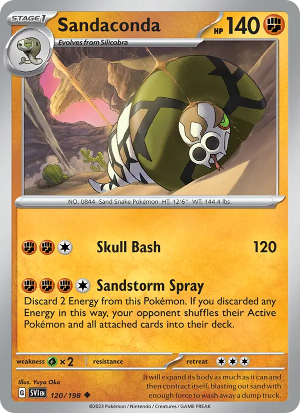 Sandaconda #120 — Scarlet & Violet