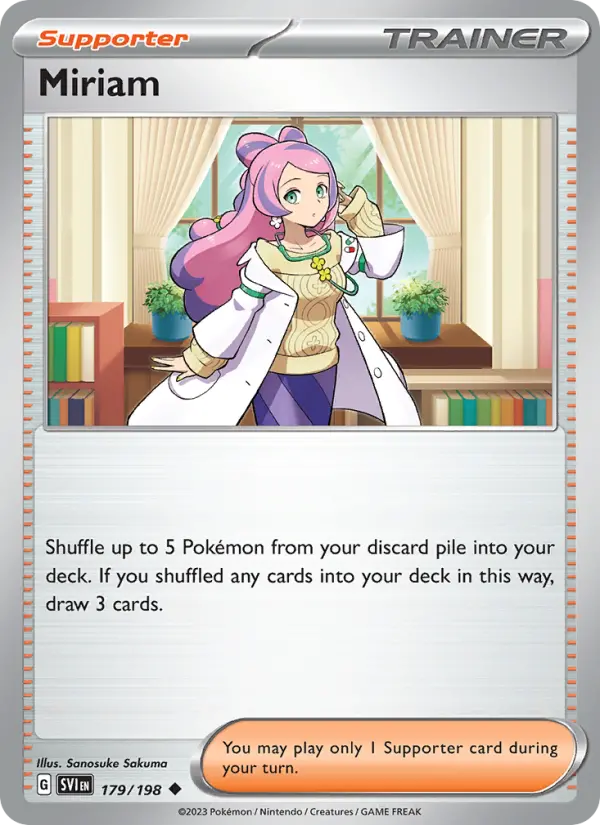 Miriam #179 — Scarlet & Violet
