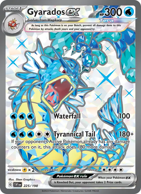 Gyarados ex #225 — Scarlet & Violet