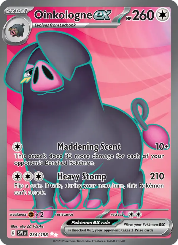 Oinkologne ex #234 — Scarlet & Violet