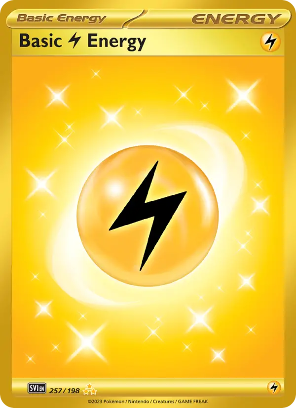 Basic Lightning Energy #257 — Scarlet & Violet