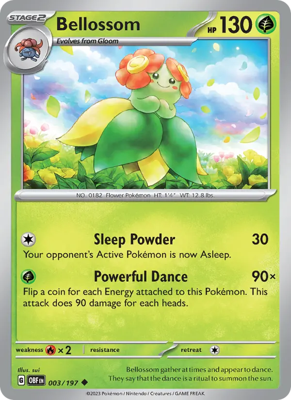 Bellossom #003 — Obsidian Flames