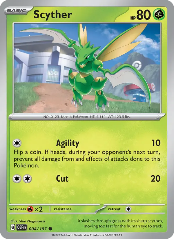 Scyther #004 — Obsidian Flames
