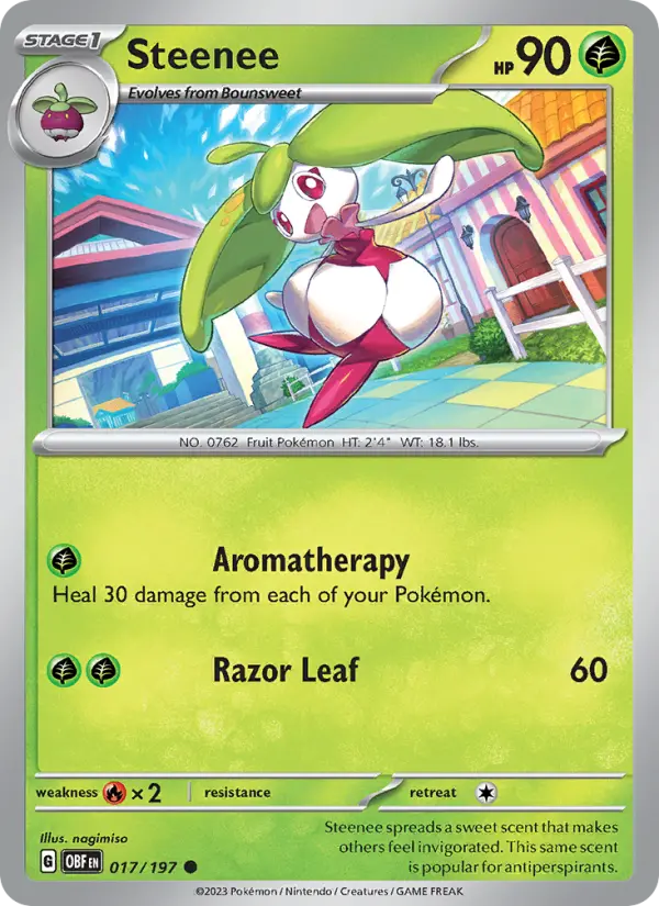 Steenee #017 — Obsidian Flames