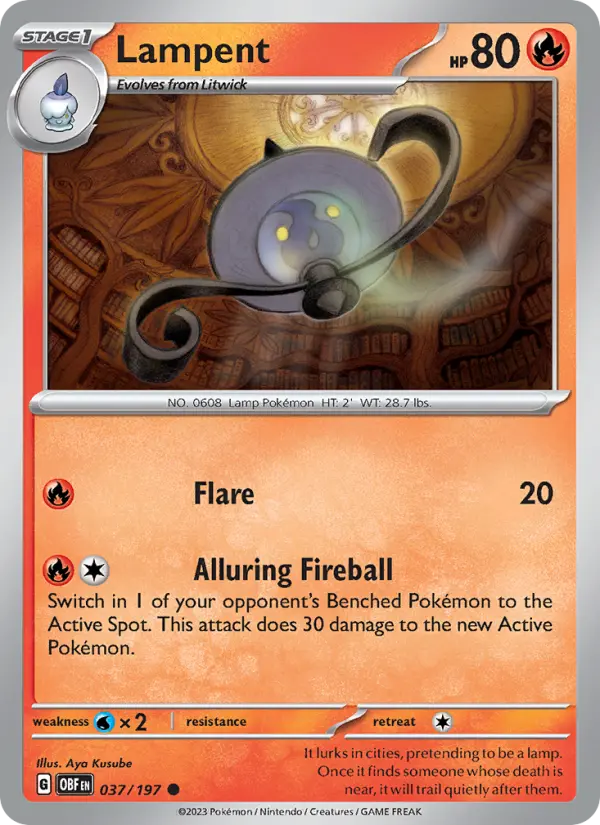 Lampent #037 — Obsidian Flames