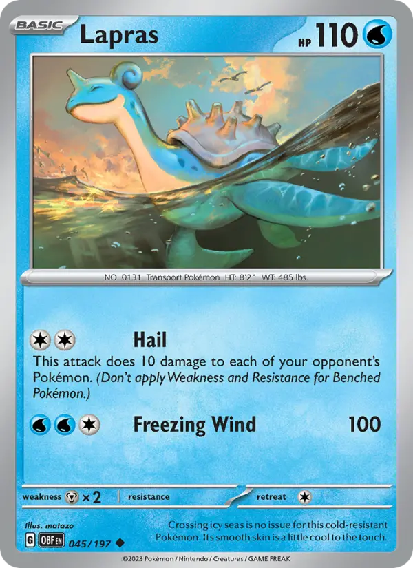 Lapras #045 — Obsidian Flames