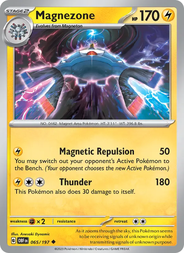 Magnezone #065 — Obsidian Flames